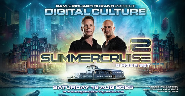 Digital Culture Summercruise 2025 – 16 augustus Amsterdam