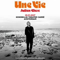 Julien Clerc presenteert de 'UNe Vie' tour op donderdag 28 januari in Carré