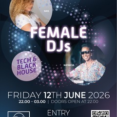 Female dj's, vanaf 12 juni maandelijks in  Escape Deluxe Amsterdam.