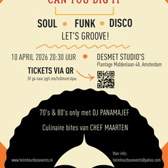 Can You Dig It - Vrijdag 10 april bij Desmet in Amsterdam